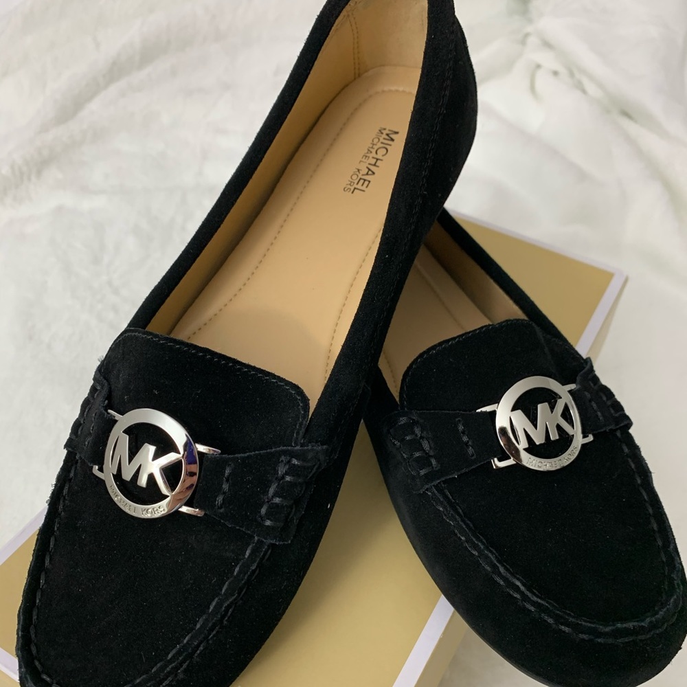 Michael Kors Black Leather Shoes